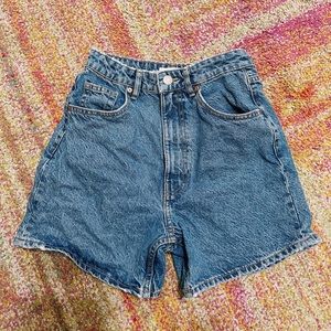 Zara Denim Mom Shorts